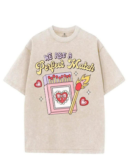 WE ARE A PERFECT MATCH VINTAGE GYM SHIRT