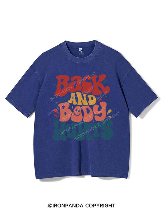 BACK AND BODY HURTS VINTAGE GYM SHIRT