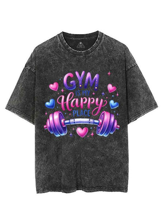 The Gym Happy Place VINTAGE GYM SHIRT