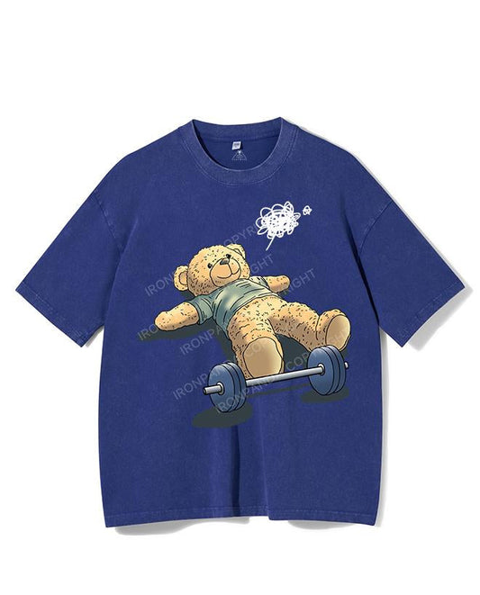 TEDDY'S BENCH HUSTLE VINTAGE GYM SHIRT