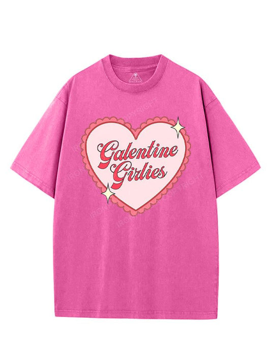 GALENTINE GIRLIES VINTAGE GYM SHIRT
