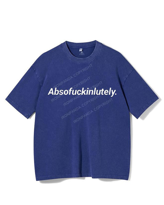 ABSOFUCKINLUTELY VINTAGE GYM SHIRT