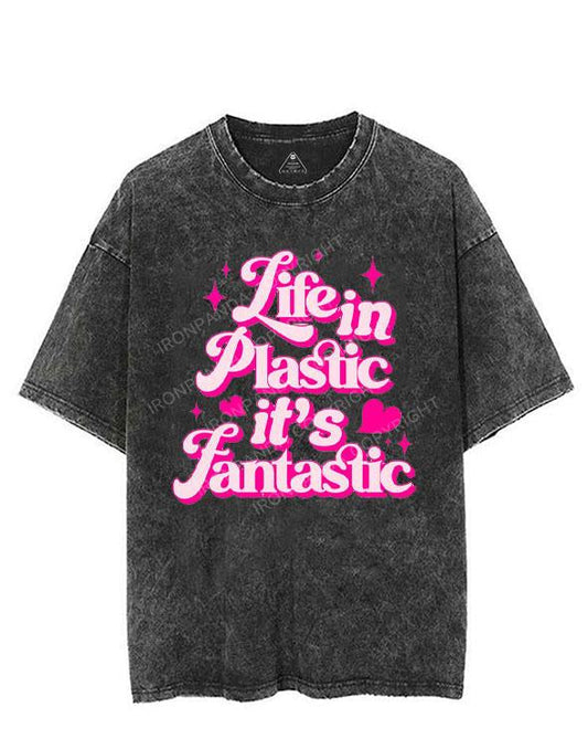 LIFE IN PLASTIC IT'S FANTASTIC VINTAGE GYM SHIRT