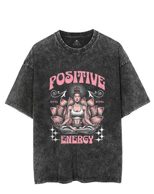 POSITIVE ENERGY VINTAGE GYM SHIRT