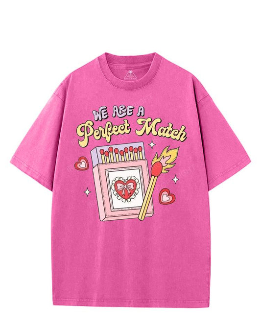 WE ARE A PERFECT MATCH VINTAGE GYM SHIRT