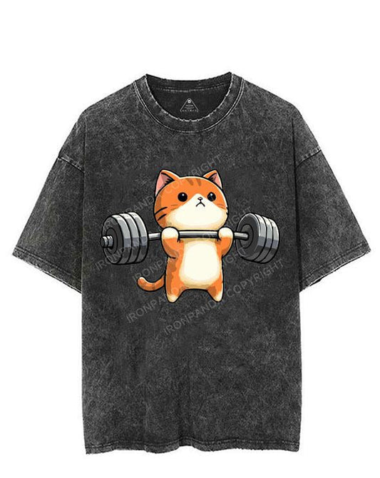 KITTEN DEADLIFTS, NO BIGGIE VINTAGE GYM SHIRT