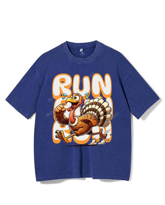 RUN RUN RUN TURKEY VINTAGE GYM SHIRT
