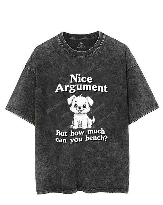 Nice Argument VINTAGE GYM SHIRT