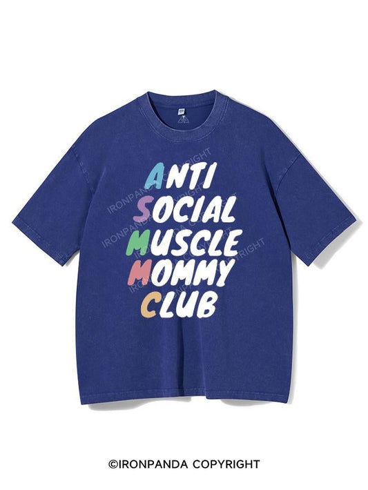 ANTI SOCIAL MUSCLE MOMMY CLUB VINTAGE GYM SHIRT