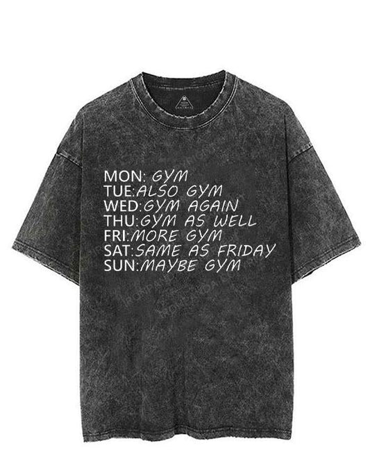 GYM EVERYDAY VINTAGE GYM SHIRT