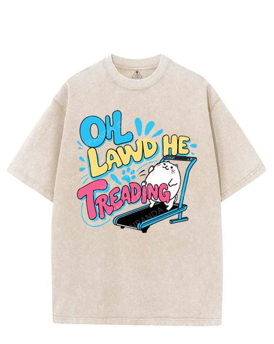 OH LAWD HE TREADING VINTAGE GYM SHIRT