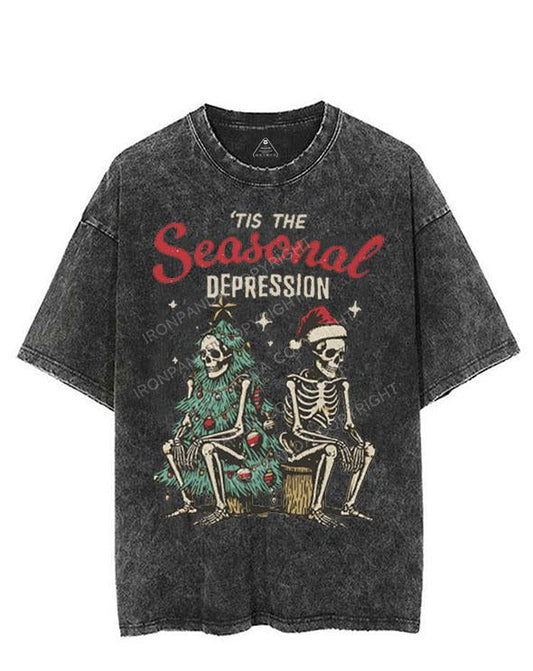 TIS THE SEASONAL DEPRESSION VINTAGE GYM SHIRT