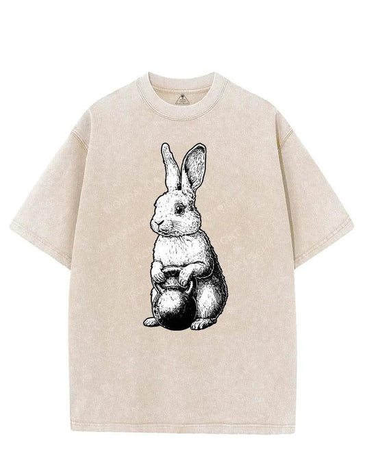BUNNY GAINS, KETTLEBELL CHAINS VINTAGE GYM SHIRT