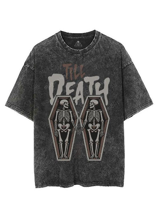TILL DEATH VINTAGE GYM SHIRT