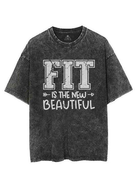 FIT IS THE NEW BEAUTIFUL VINTAGE GYM SHIRT