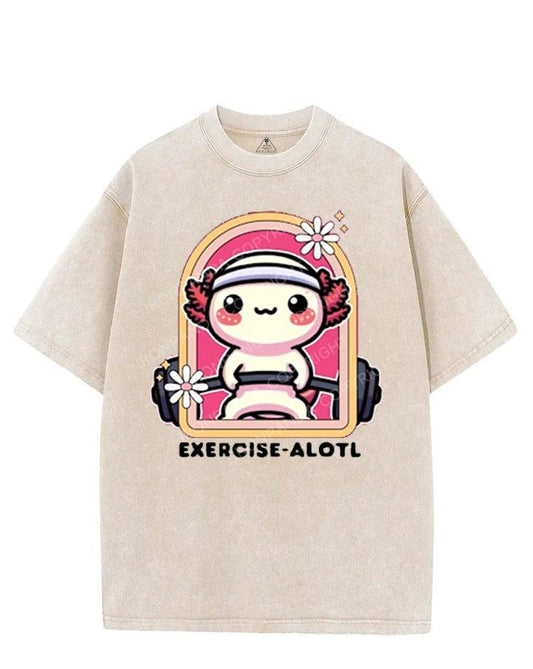 EXERCISE-ALOTL VINTAGE GYM SHIRT
