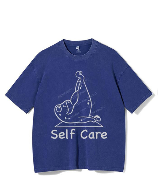 SELF CARE VINTAGE GYM SHIRT