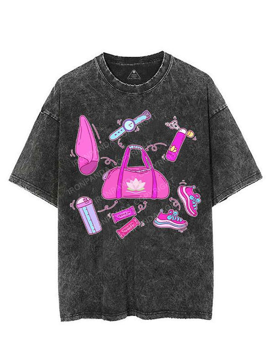 READY, SET, SWEAT VINTAGE GYM SHIRT