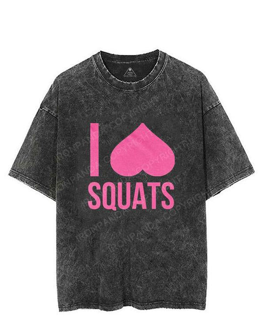 I Love Squa VINTAGE GYM SHIRT