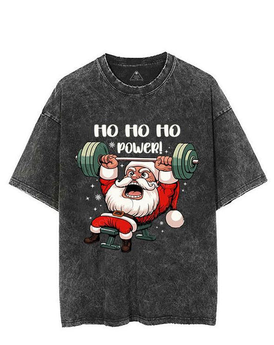 HO HO HO POWER! VINTAGE GYM SHIRT