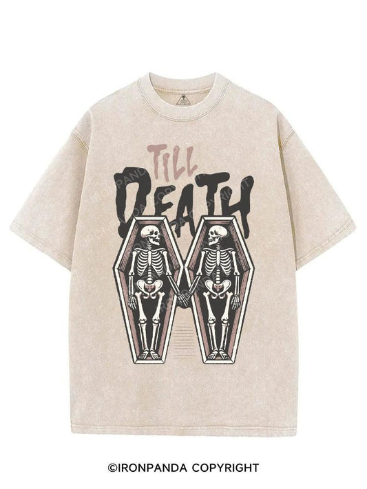 TILL DEATH VINTAGE GYM SHIRT