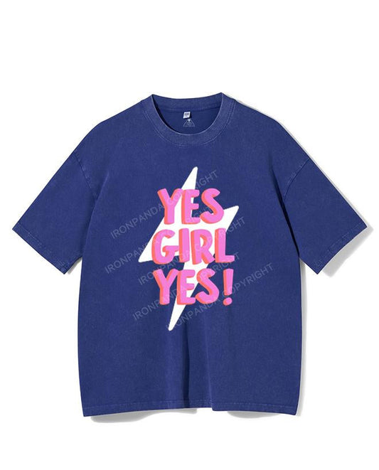 YES GIRL YES! VINTAGE GYM SHIRT