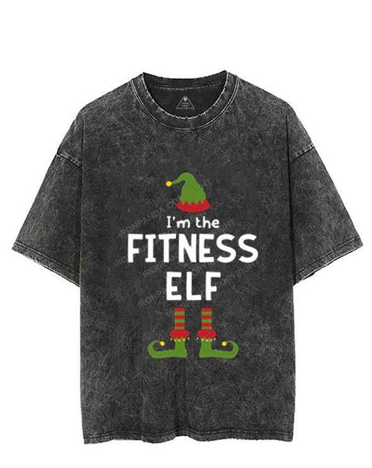 I'M THE FITNESS ELF VINTAGE GYM SHIRT