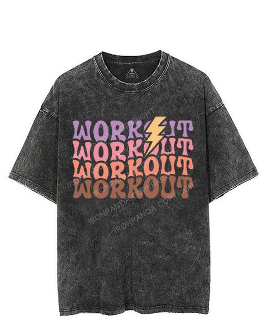WORKOUT WORKOUT VINTAGE GYM SHIRT
