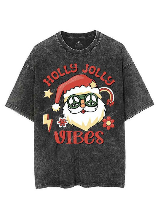 HOLLY JOLLY VIBES VINTAGE GYM SHIRT