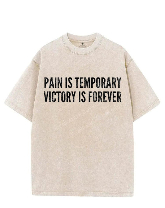 PAIN IS TEMPORARY VICTORY IS FOREVER VINTAGE GYM SHIRT
