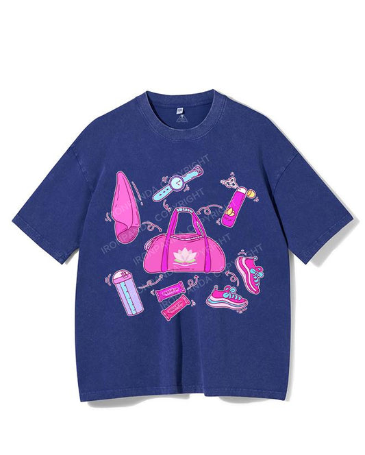 READY, SET, SWEAT VINTAGE GYM SHIRT