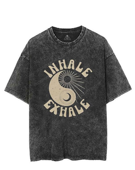 INHALE EXHALE VINTAGE GYM SHIRT