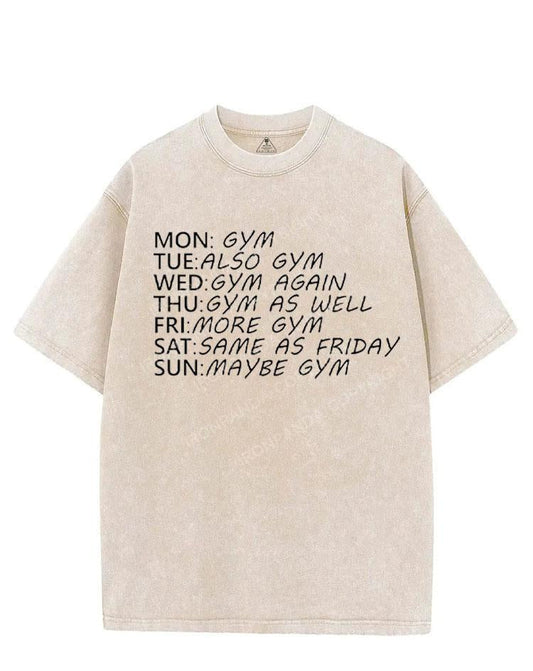 GYM EVERYDAY VINTAGE GYM SHIRT