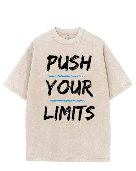 PUSH YOUR LIMITS VINTAGE GYM SHIRT