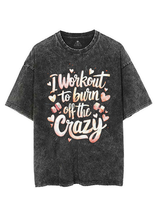 I workout to burn off the crazy VINTAGE GYM SHIRT