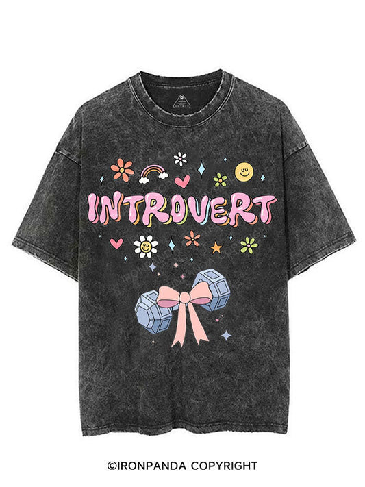 Introvert VINTAGE GYM SHIRT