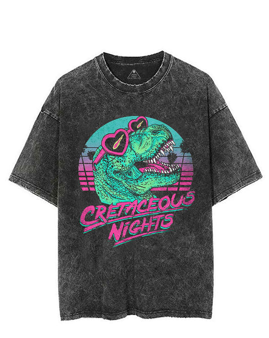 CRETACEOUS NIGHTS VINTAGE GYM SHIRT