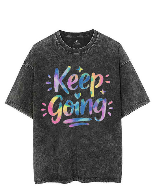 KEEP GOING VINTAGE GYM SHIRT
