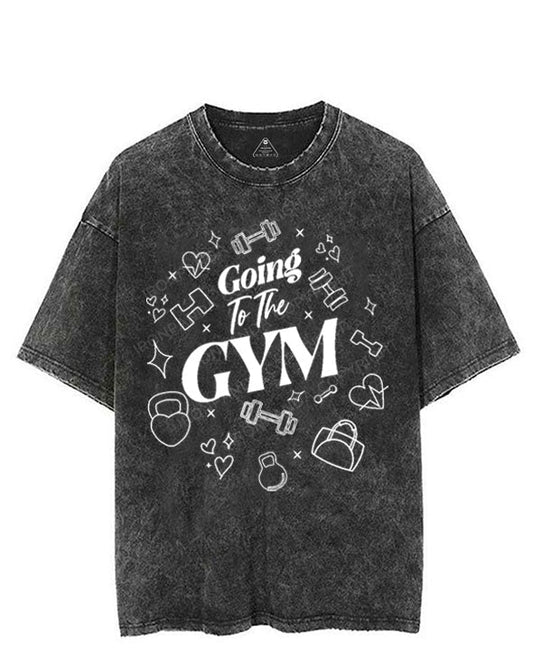 GOING TO THE GYM VINTAGE GYM SHIRT