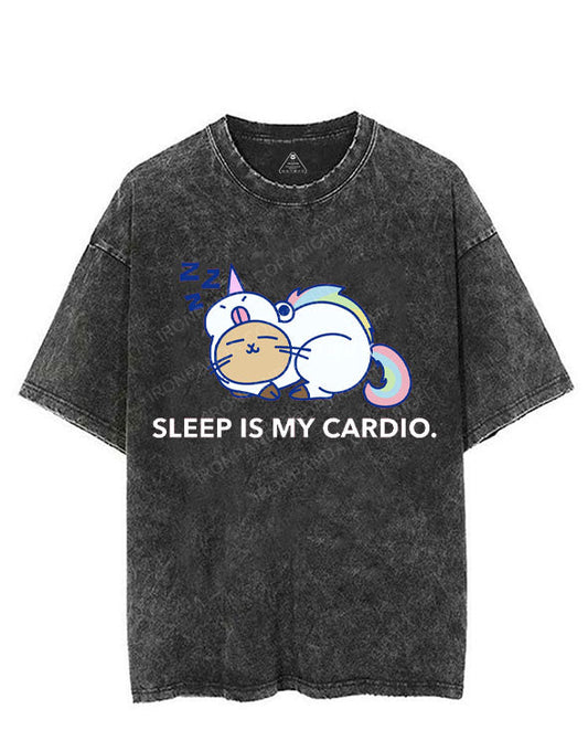 SLEEP IS MY CARDIO VINTAGE GYM SHIRT