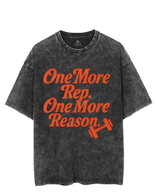 ONE MORE REP ONE MORE REASON VINTAGE GYM SHIRT