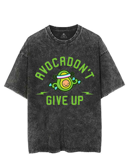 AVOCADON'T GIVE UP VINTAGE GYM SHIRT