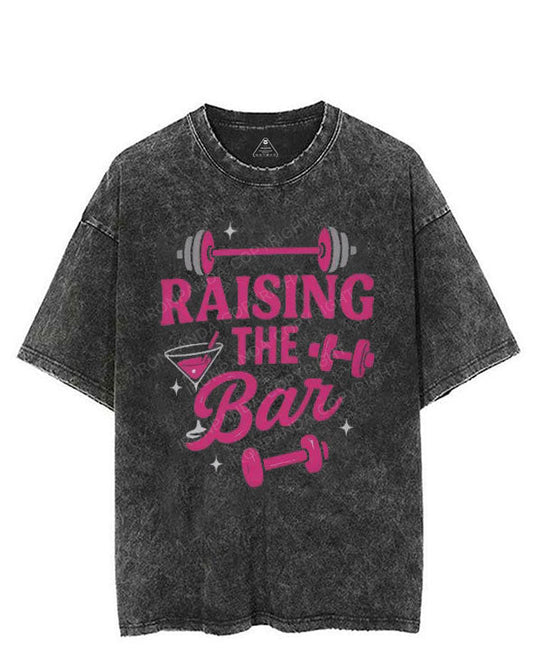 RAISING THE BAR VINTAGE GYM SHIRT