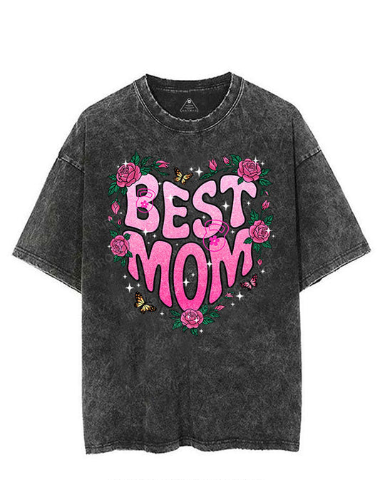 BEST MOM VINTAGE GYM SHIRT