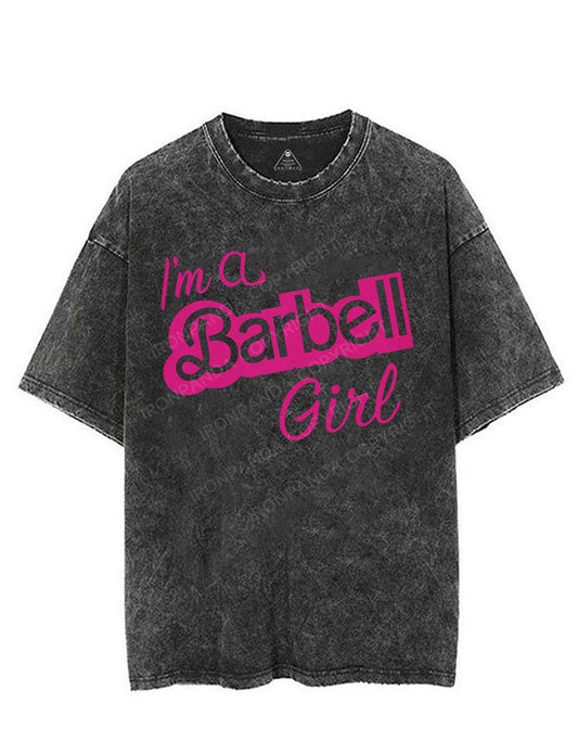 I'M A BARBELL GIRL VINTAGE GYM SHIRT