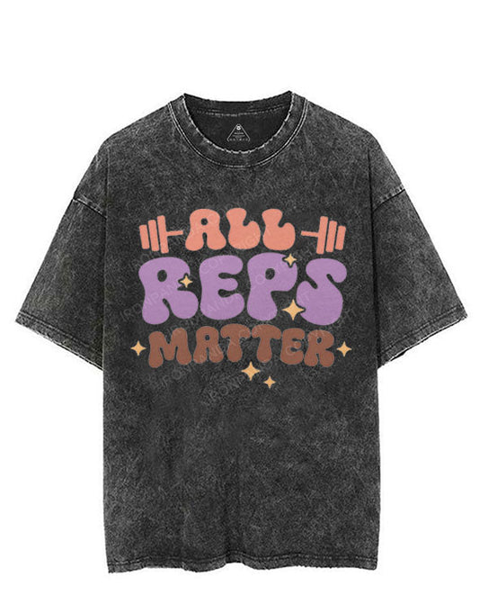 ALL REPS MATTER VINTAGE GYM SHIRT