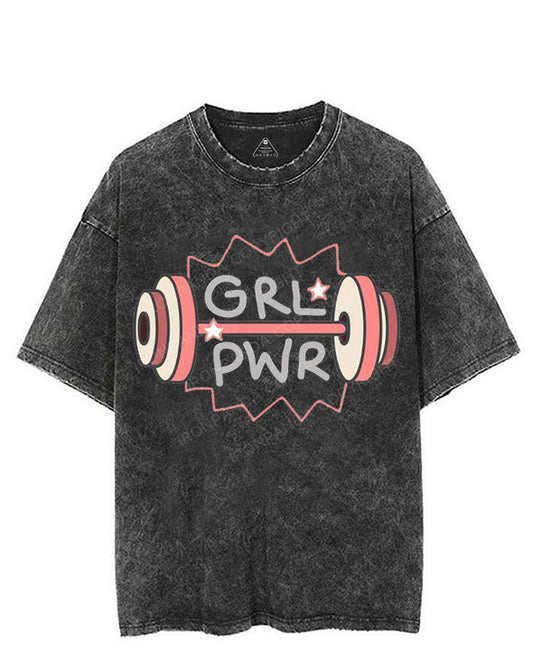 GRL PWR VINTAGE GYM SHIRT