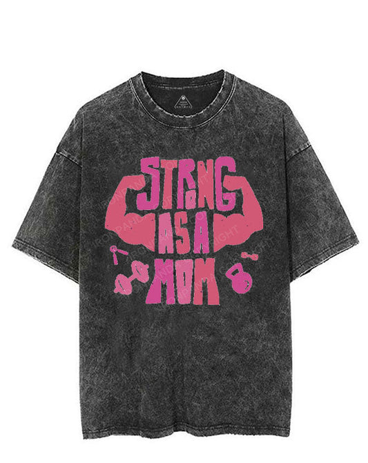 STRONG MOM VINTAGE GYM SHIRT