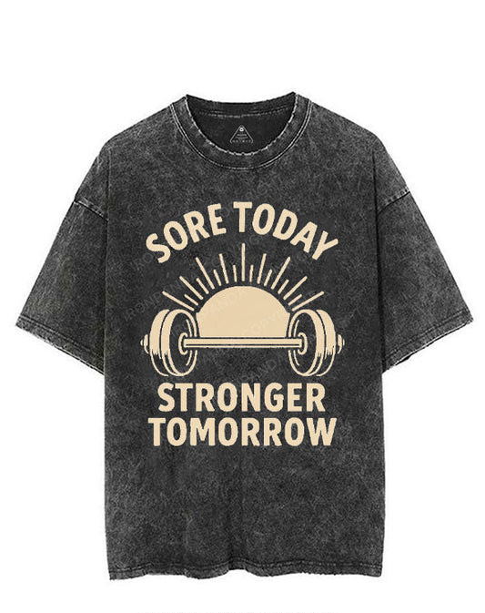 SORE TODAY STRONGER TOMORROW VINTAGE GYM SHIRT