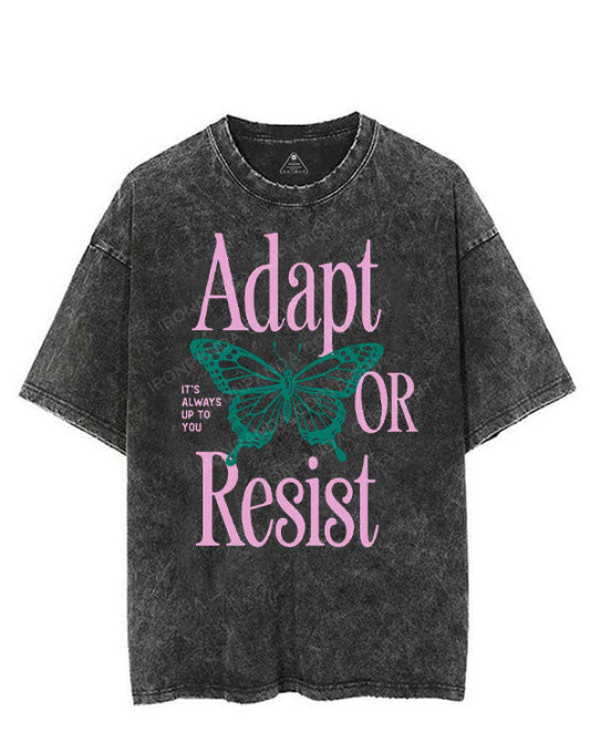 ADAPT OR RESIST VINTAGE GYM SHIRT